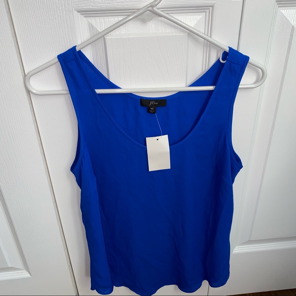J Crew Sleeveless Shirt NWT